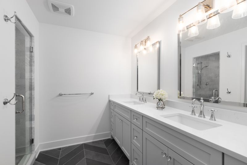 Double Vanity with Custom Storage